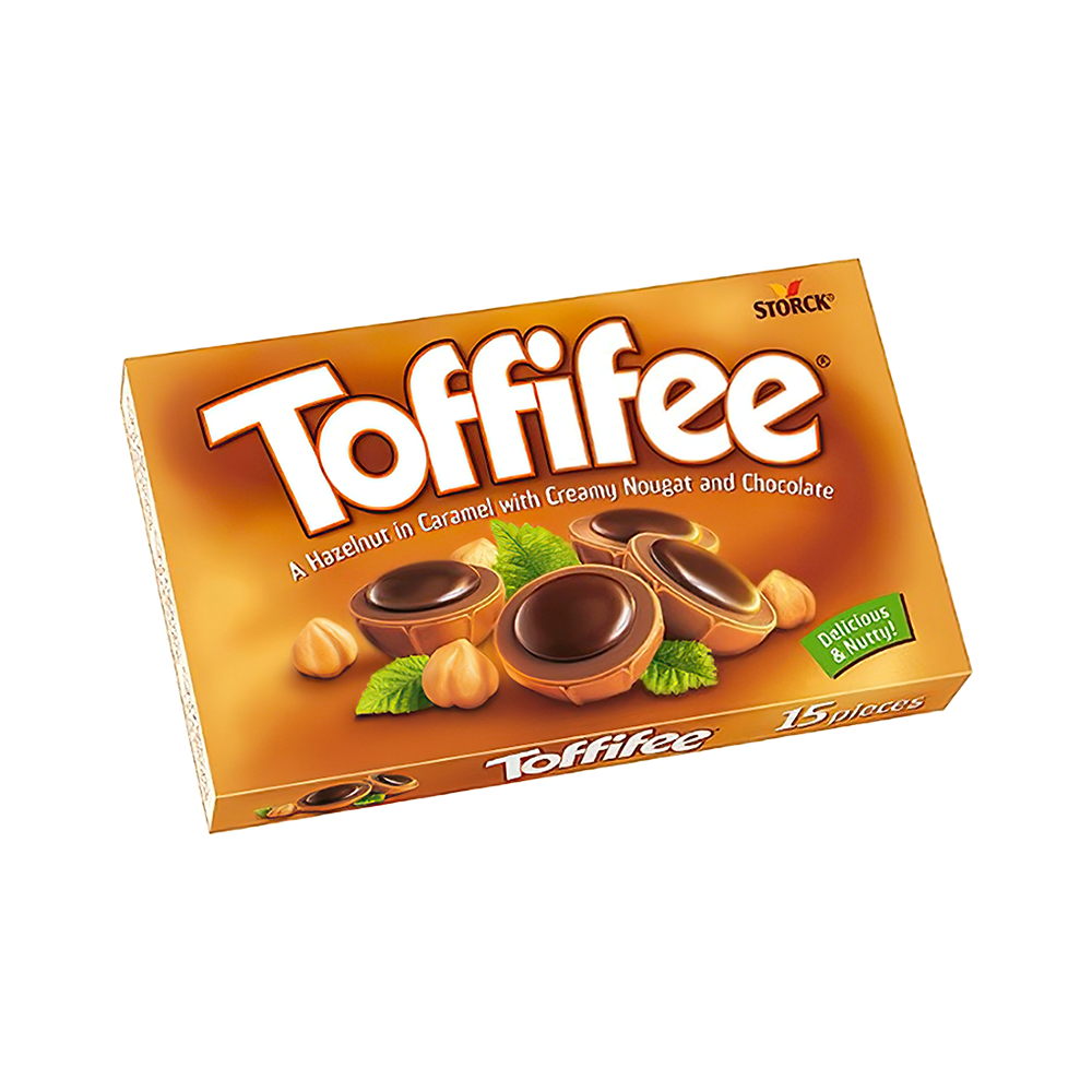 Toffifee Bütün Fındıklı & Karamelli Çikolata (125 g)