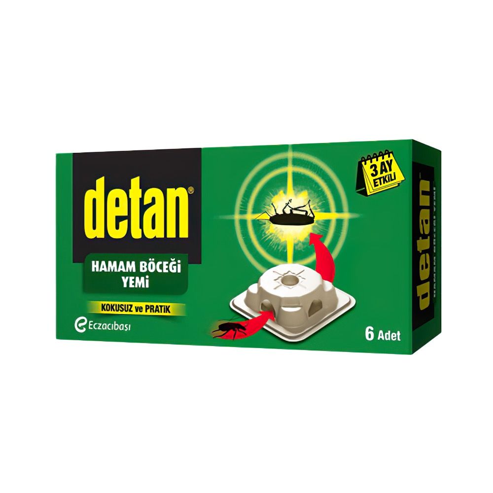 Detan Hamam Böceği Yemi (6 Adet)