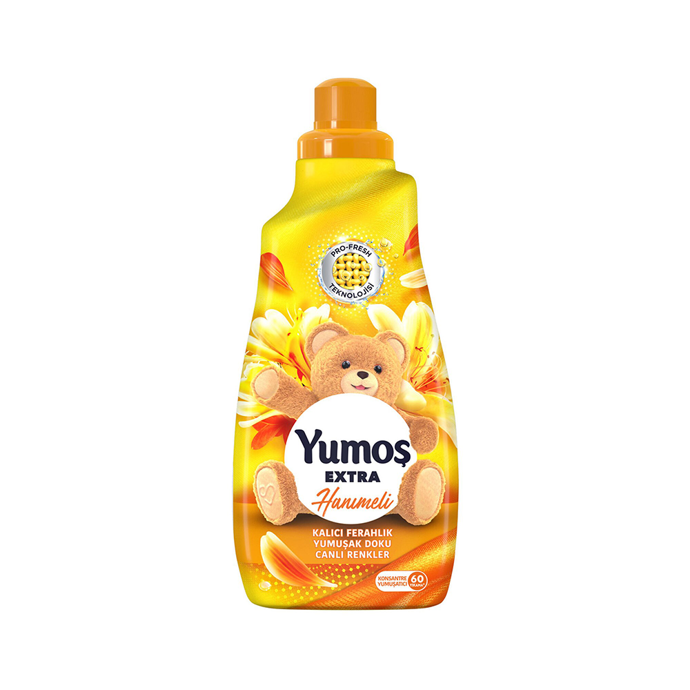 Yumoş Extra Hanımeli Konsantre Çamaşır Yumuşatıcısı 60 Yıkama (1,44 L)