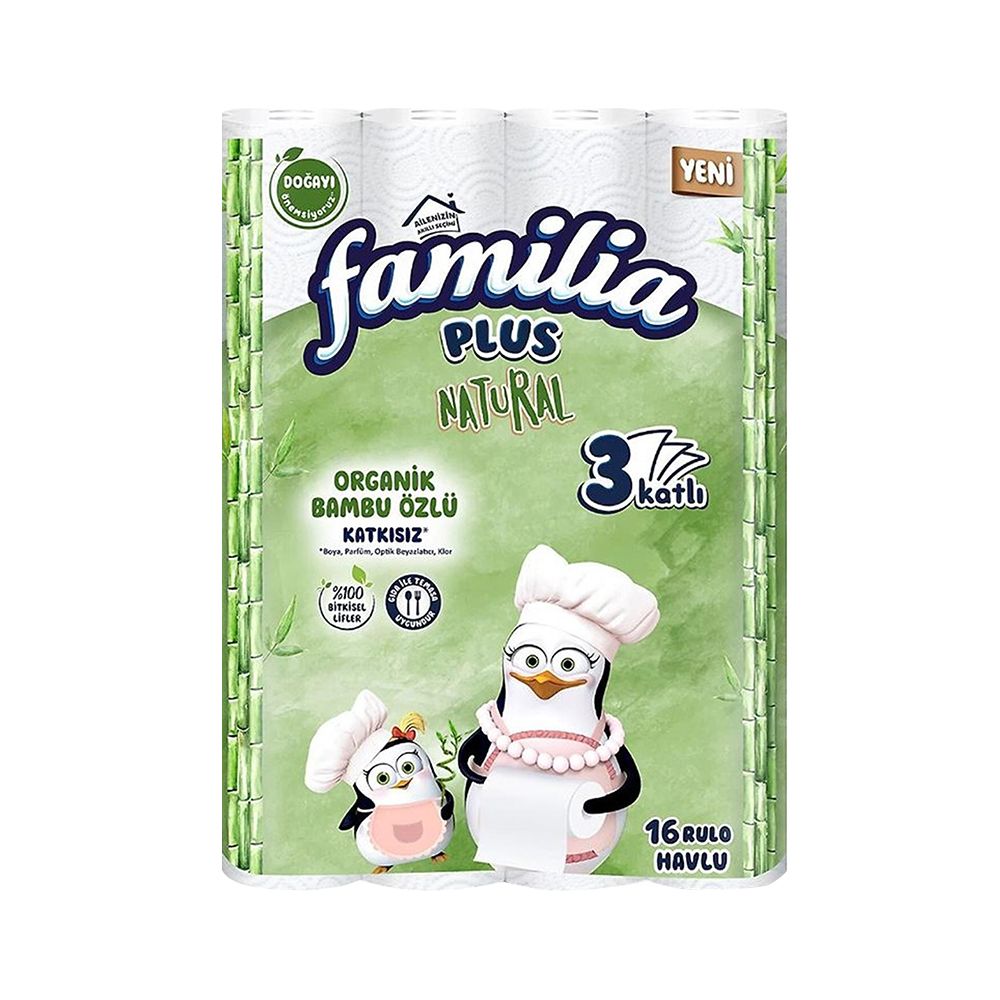 Familia Plus Natural Kağıt Havlu (16'lı)