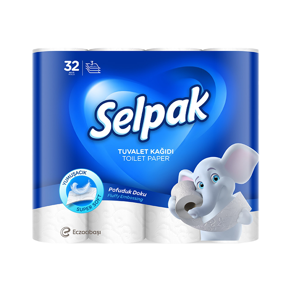 Selpak Beyaz Tuvalet Kağıdı (32'li)