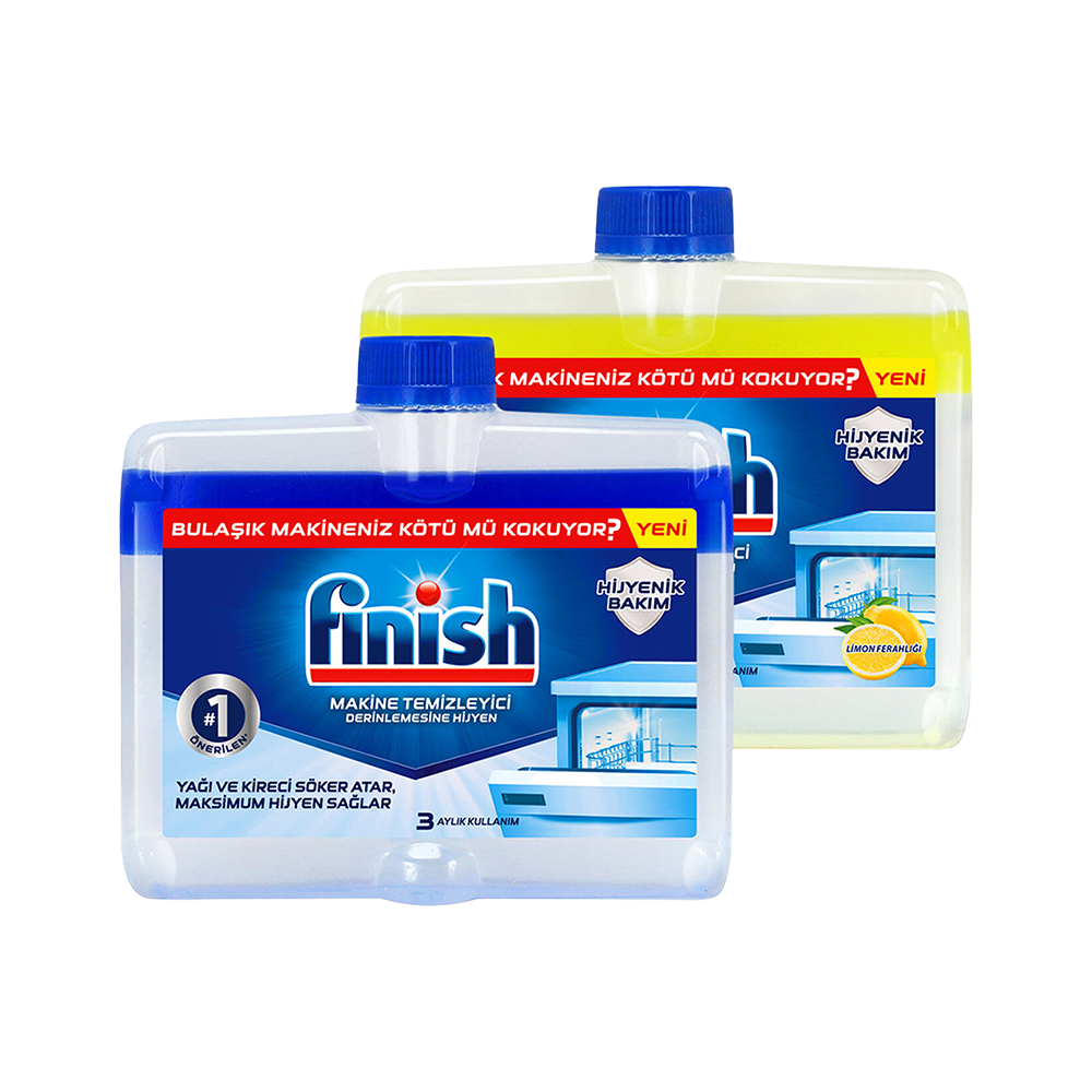 Finish Bulaşık Makinesi Temizlik Sıvı (2 x 250 ml)