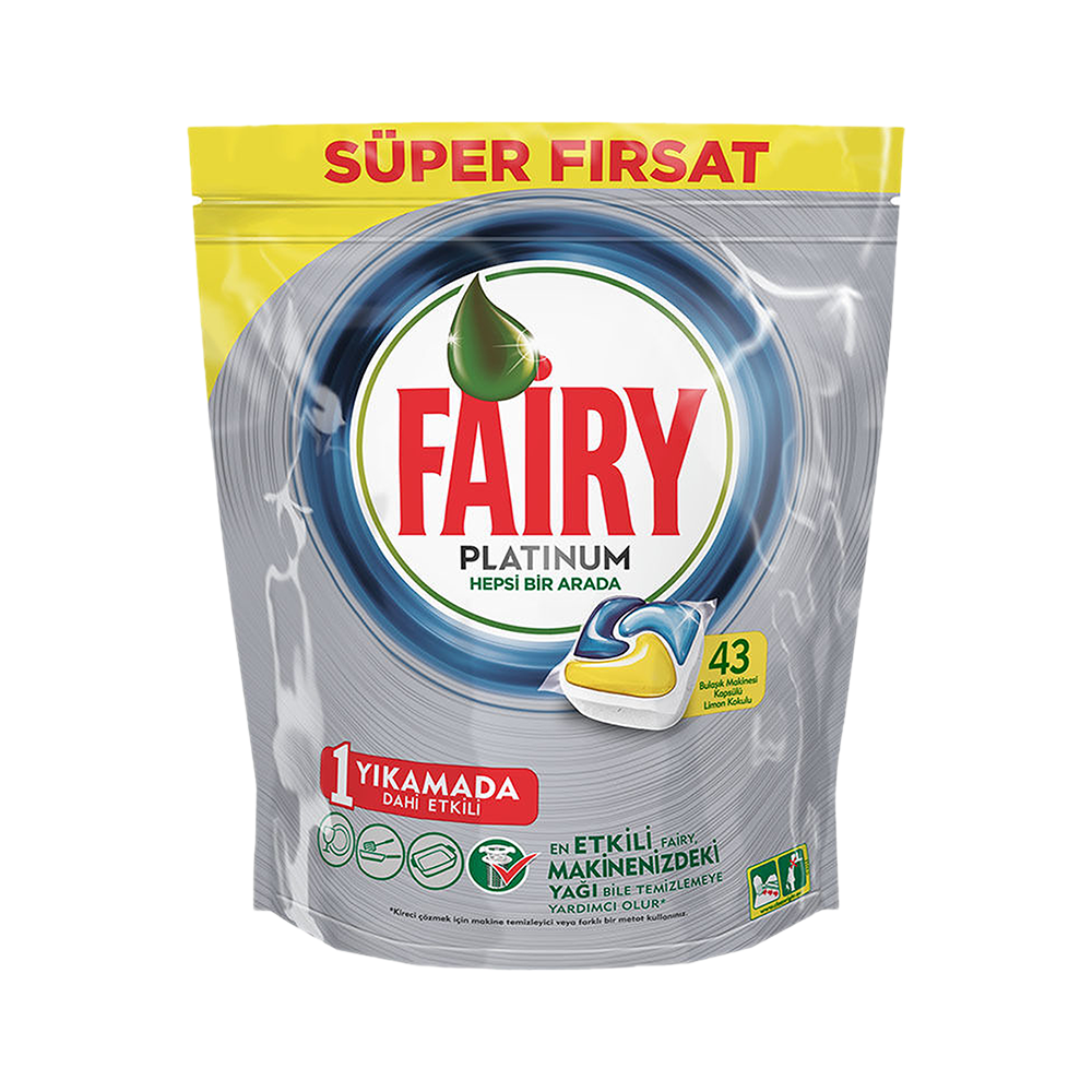 Fairy Platinum Bulaşık Makinesi Deterjanı Kapsülü (43'lü)