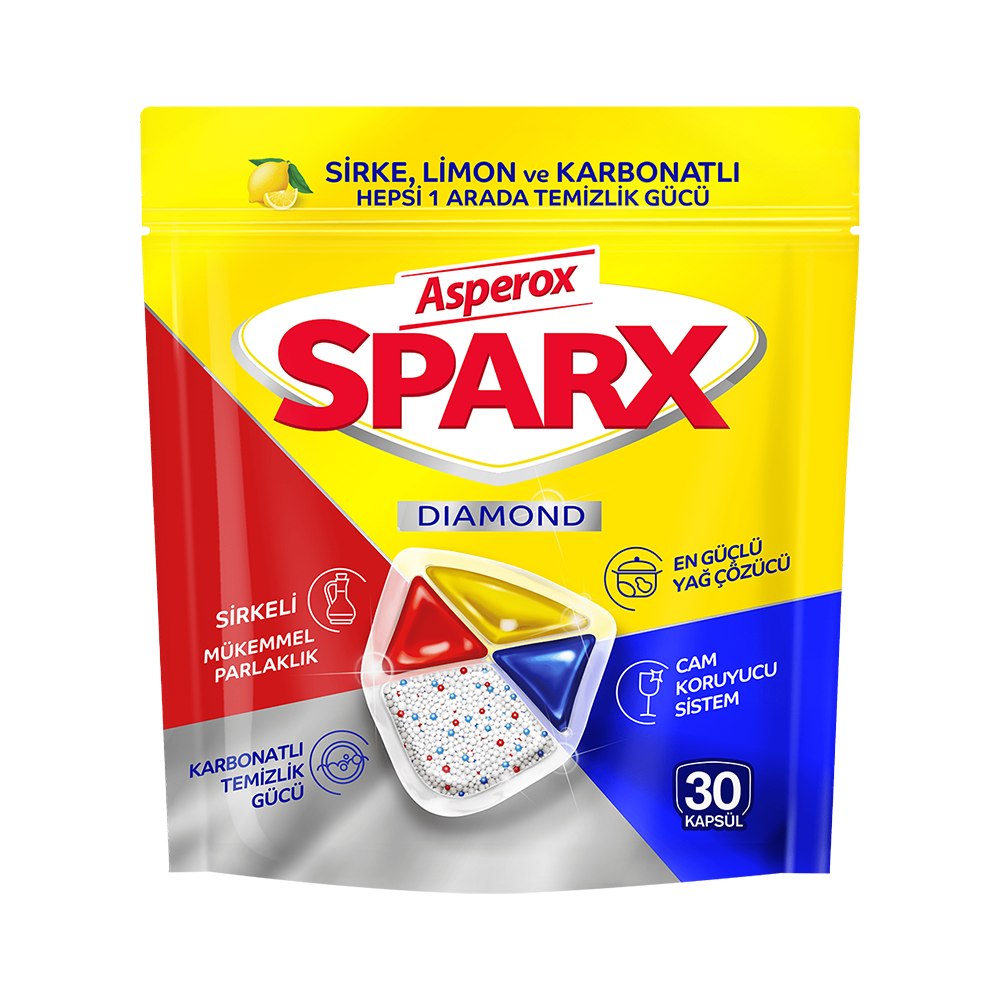 Asperox Sparx Bulaşık Makinesi Tableti (30'lu)