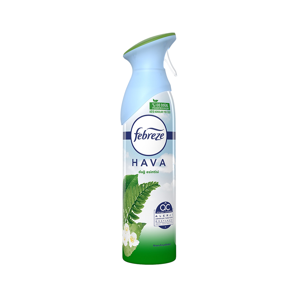 Febreze Aerosol Dağ Esintisi Hava Ferahlatıcı Sprey Oda Kokusu (185 ml)