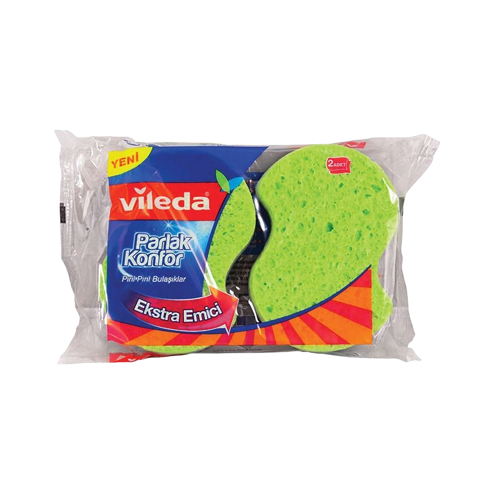 Vileda Sünger Konfor Ekstra Oluklu (2'li)