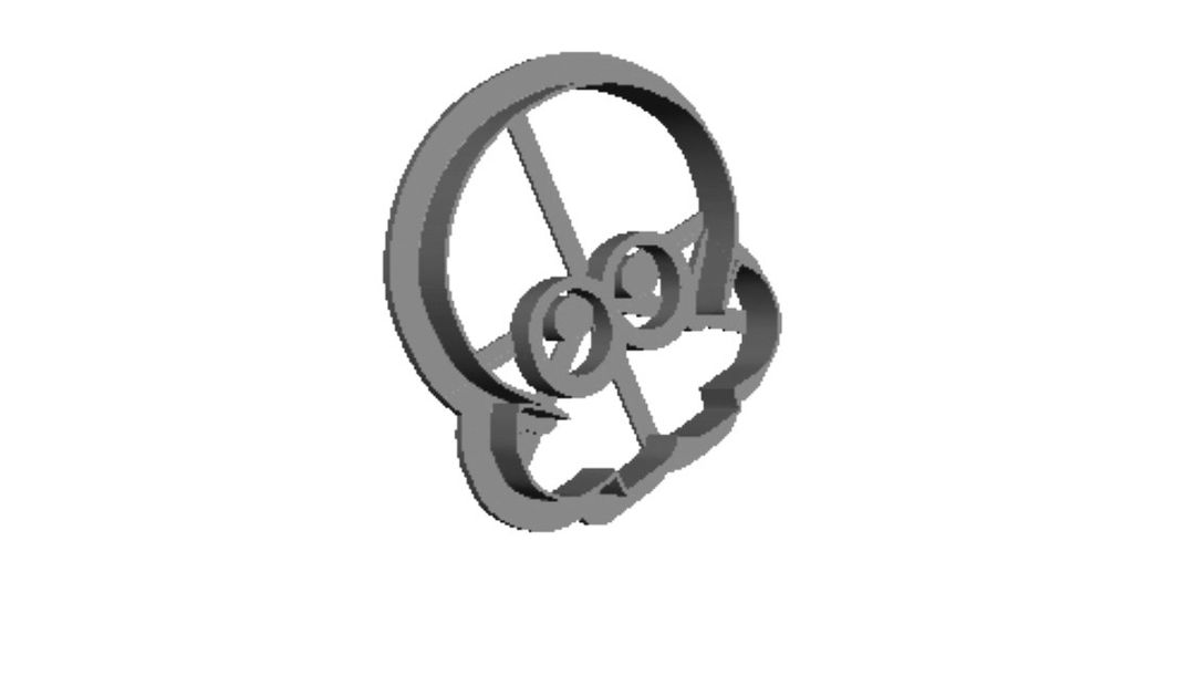 Platoon eyed Octoe out print Cookie Cutter 