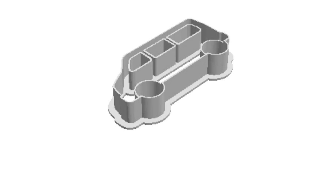 VW T5 out print Cookie Cutter  
