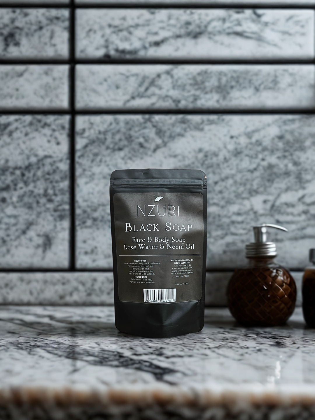 Nzuri Face & Body Black Soap