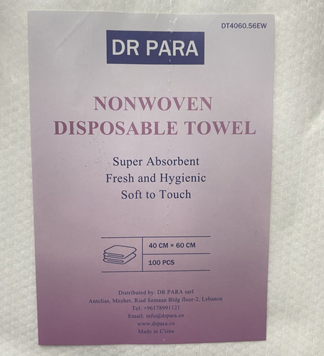 Dr.Para Papier Jetable Manicure Towel 100Pcs
