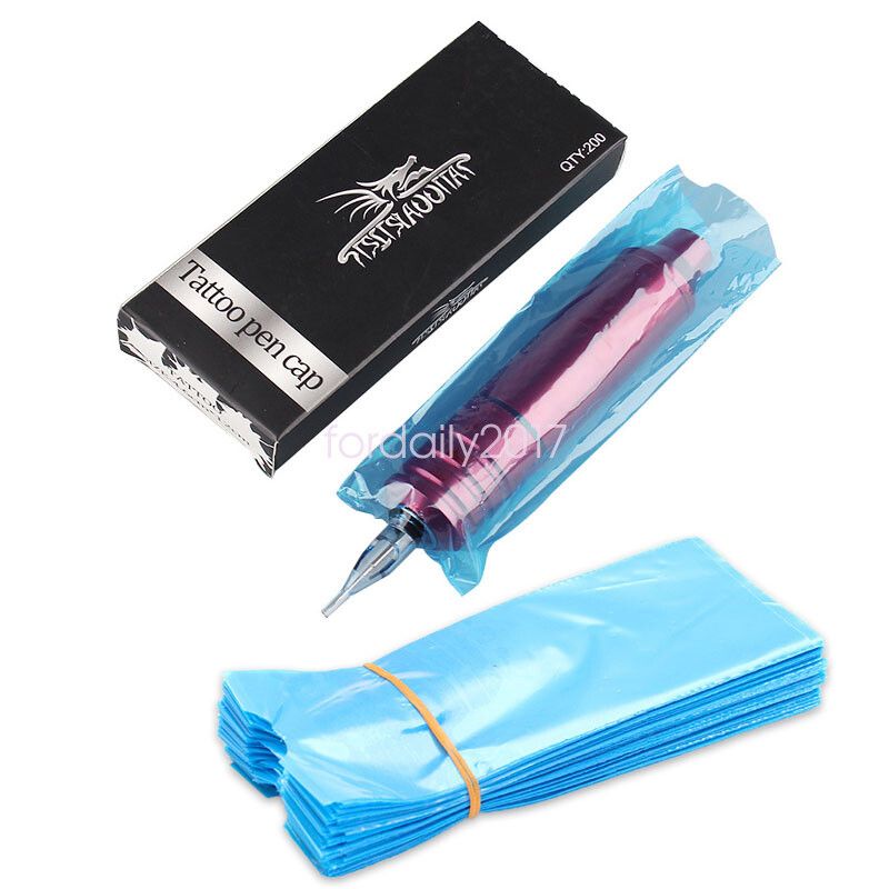PMU - Tattoo Pen Cover Sterilized  200 Pcs Inside 