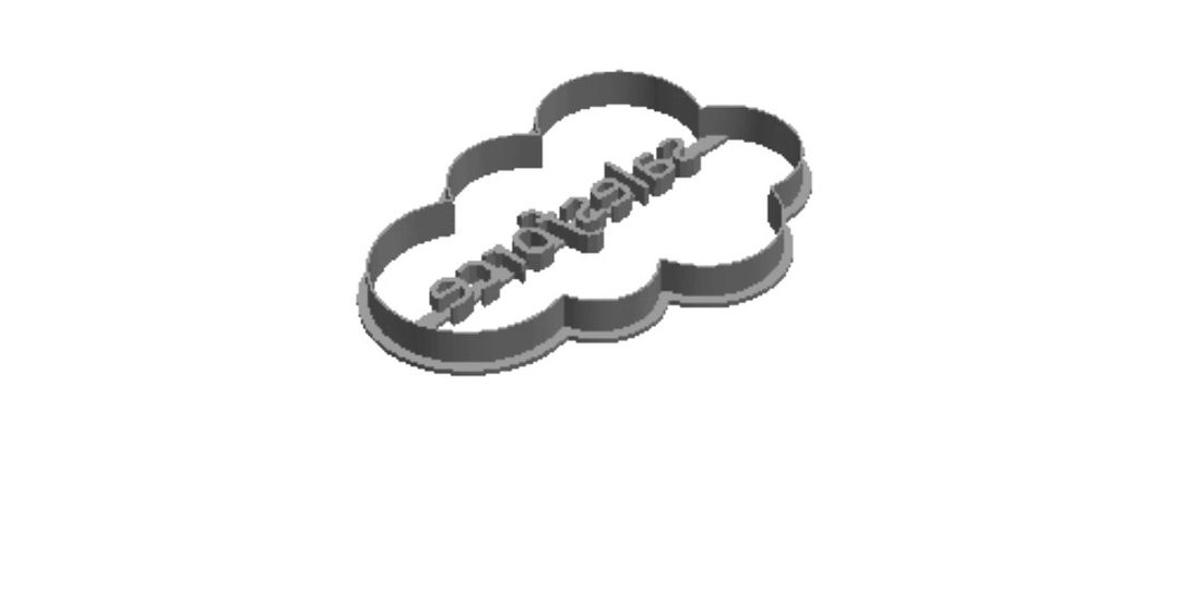 Sales Force out print  Cookie Cutter    