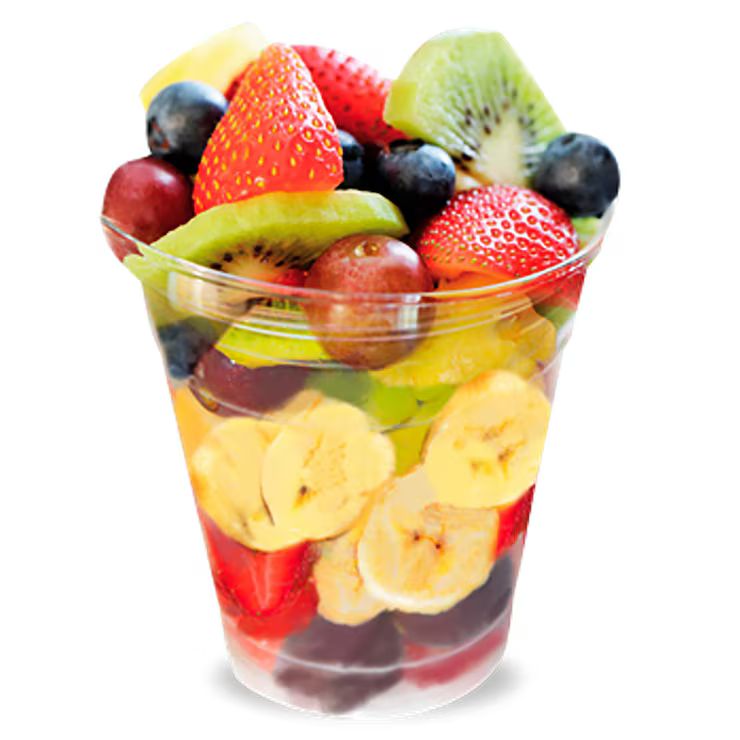 Fruta en vaso