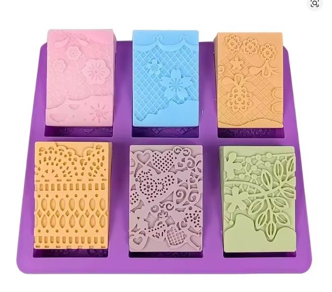 Molde cuadrado diseño al fondo