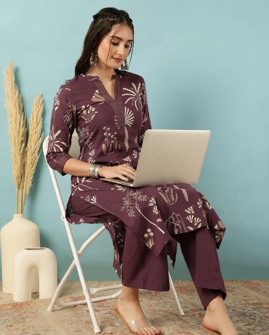 COTTON STRAIGHT KURTA 