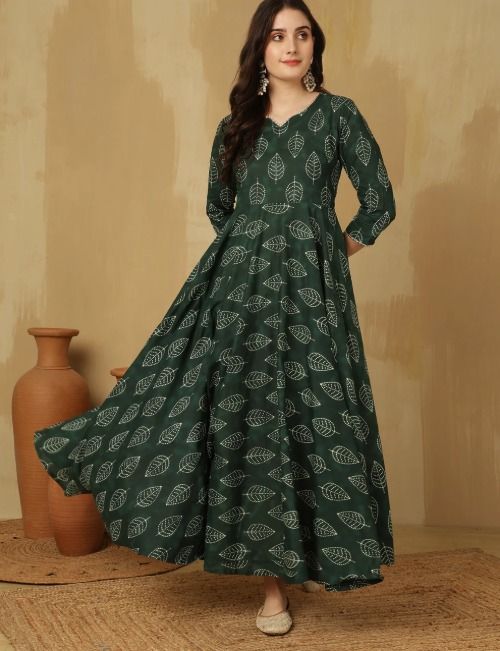 COTTON ANARKALI KURTA