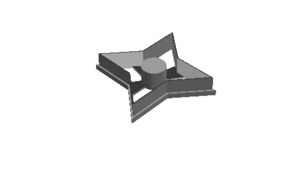 Ninja star out print Cookie Cutter