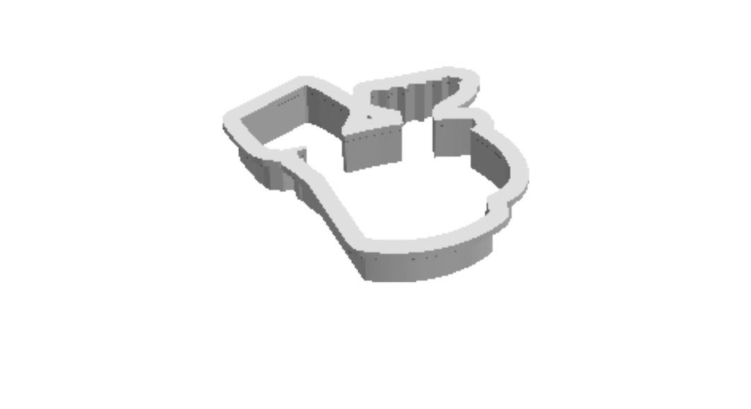 Bucket and spade out print Cookie Cutter   