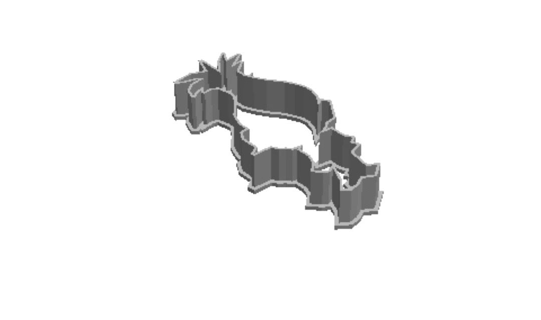 Troll princess Poppie out print Cookie Cutter