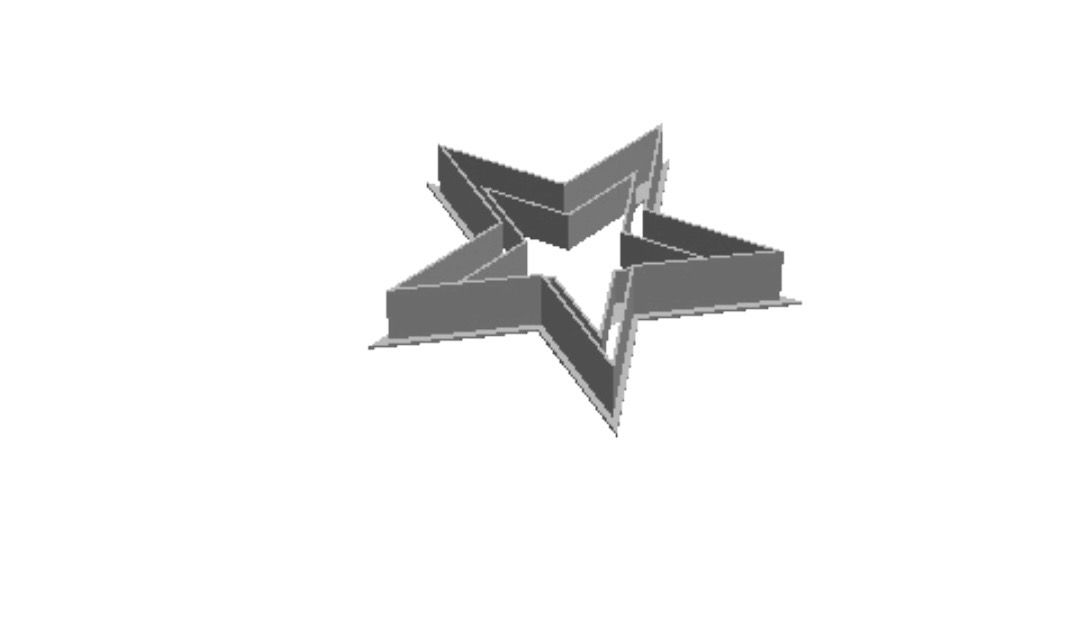 Dallas cowboy star out print Cookie Cutter