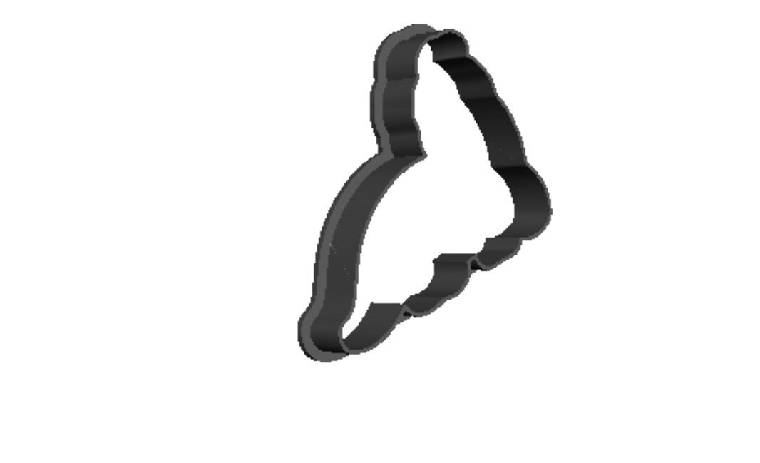 Baby Dino 4 out print Cookie Cutter 