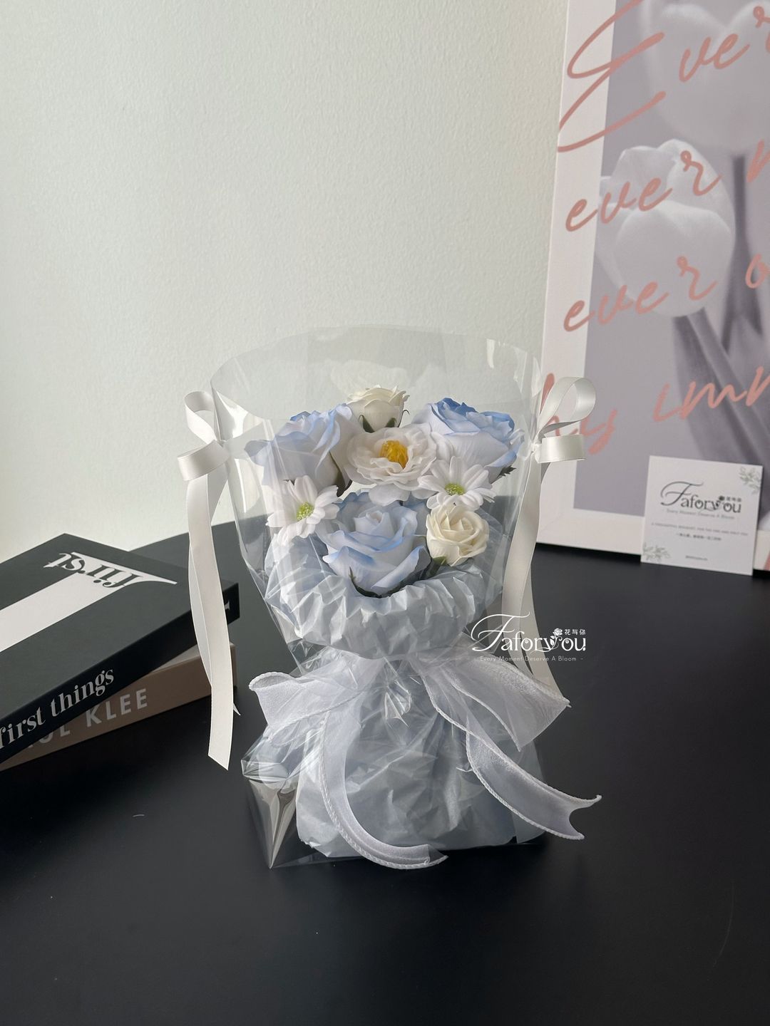 3 Stalk Soap Rose Pao Pao Mixed Bouquet  