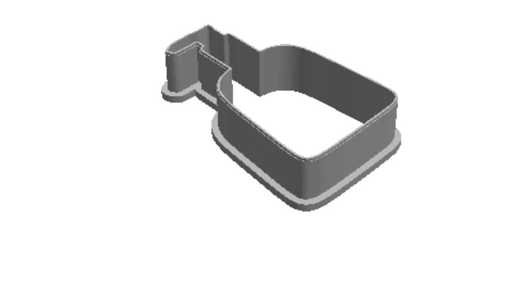 Hand soap bottle out print Cookie Cutter