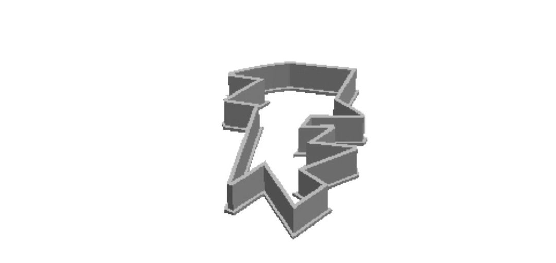 Abstract out print Cookie Cutter