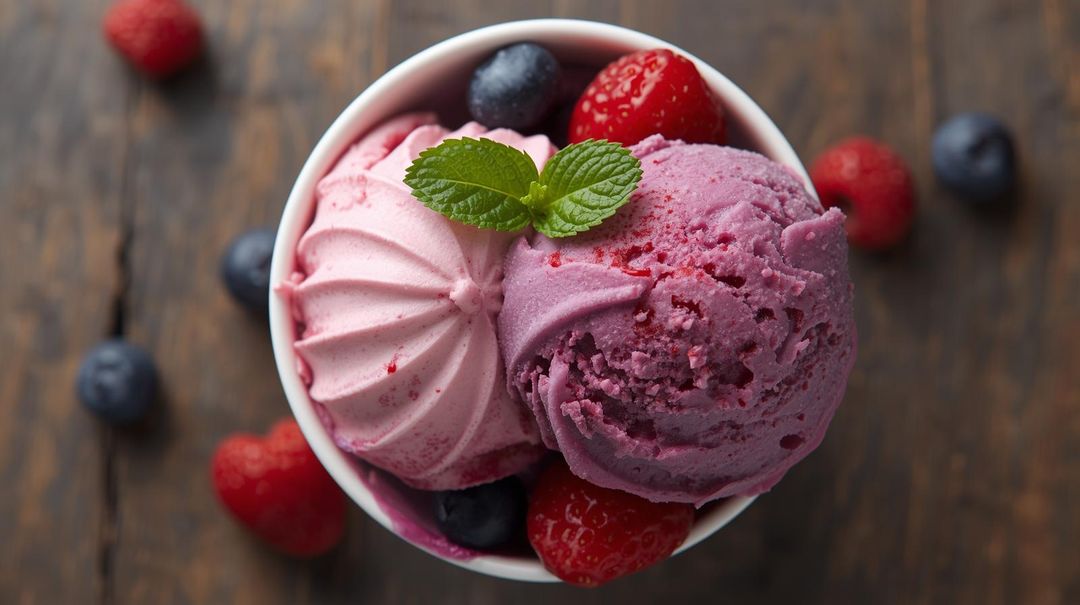  blueberry strawberry  ice cream cup 100ml