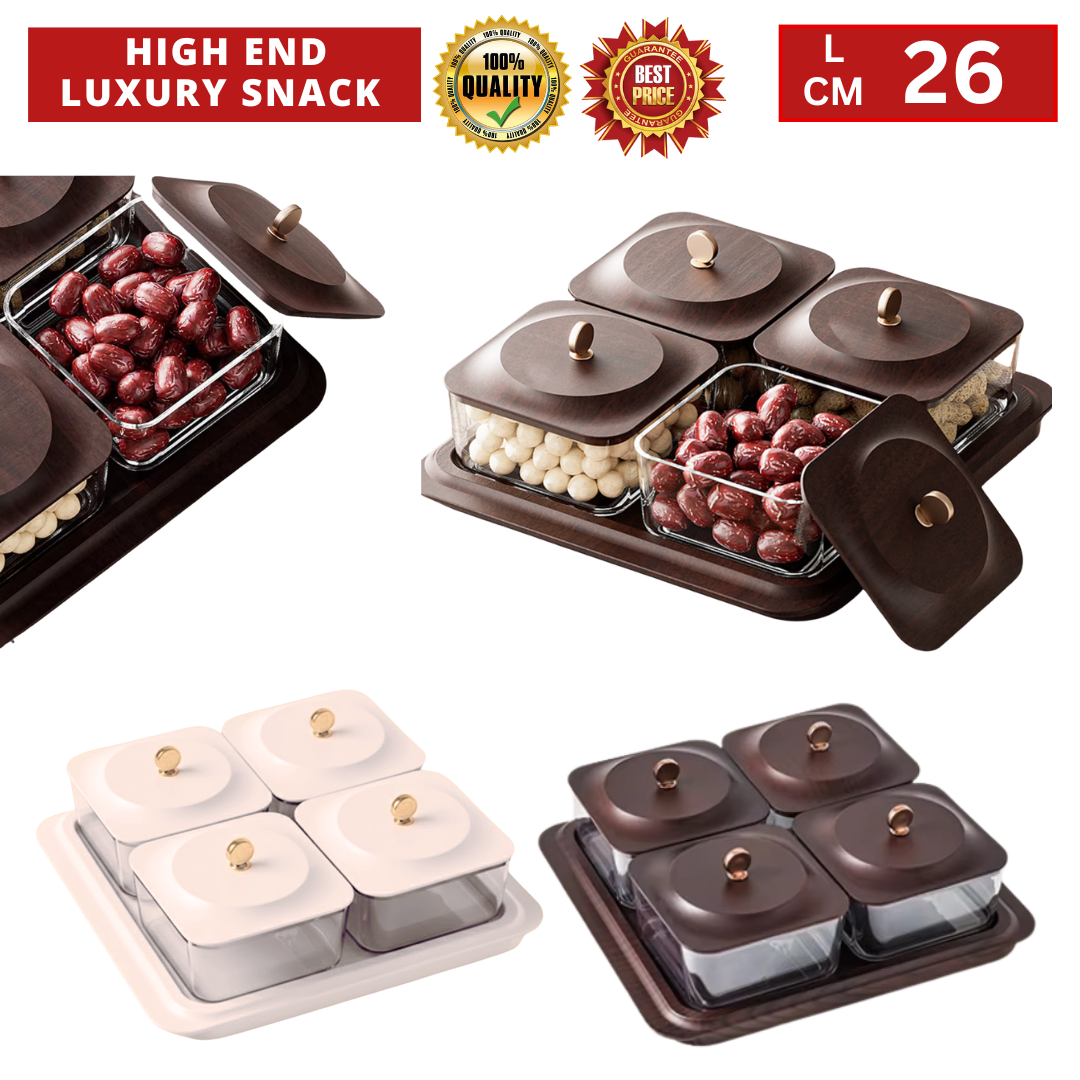 HIGH END LUXURY SNACK PLATE