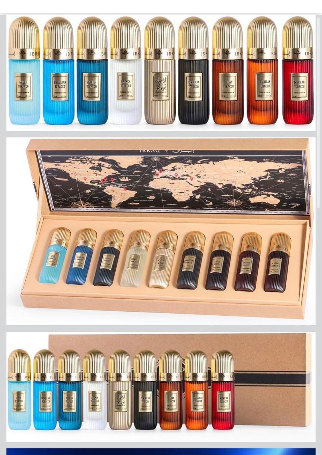 IBRAQ Tobaco mini perfume(9 piece ,20 ml each)