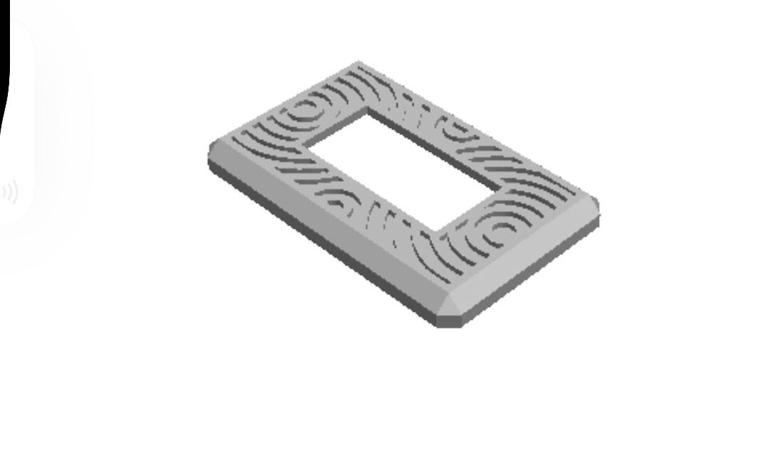 Art Deco Light Switch Cover   