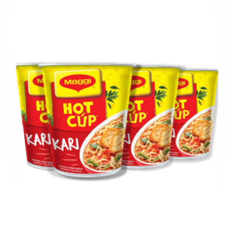 Maggi Hot Cup Curry Flavour Instant Noodle 59g x 6