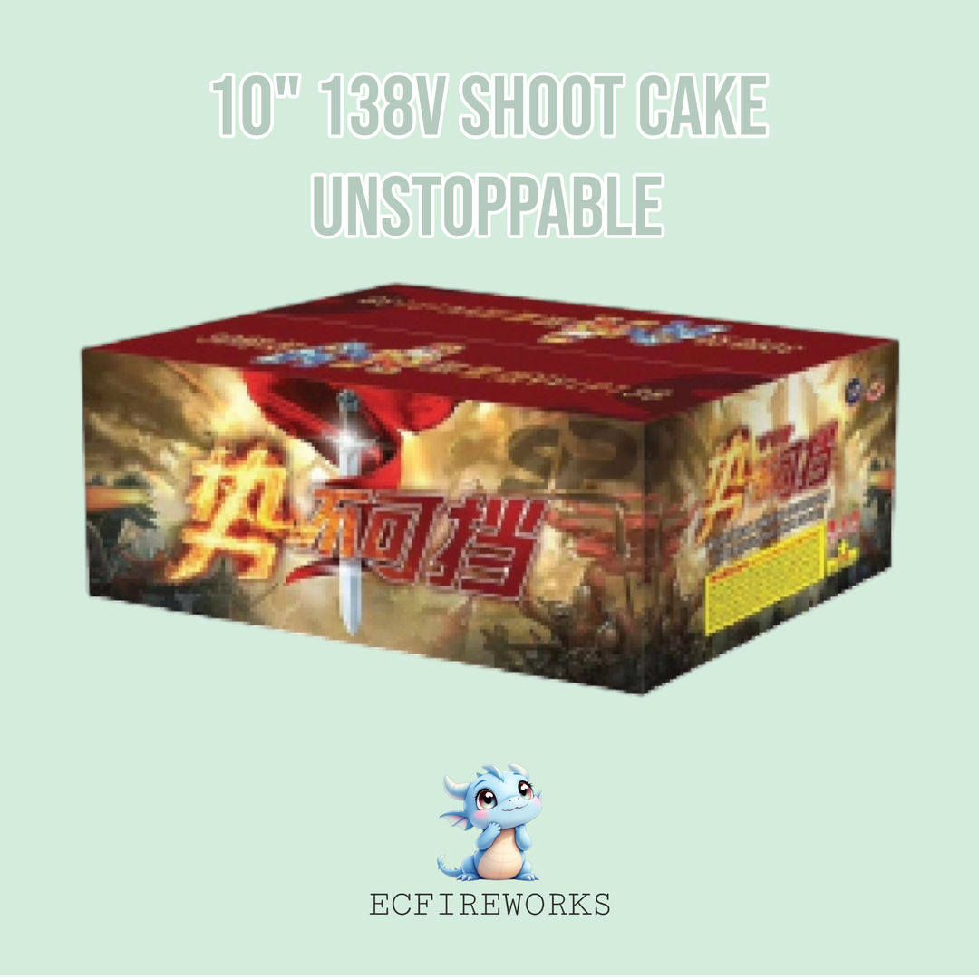 10" 138V SHOOT CAKE - UNSTOPPABLE