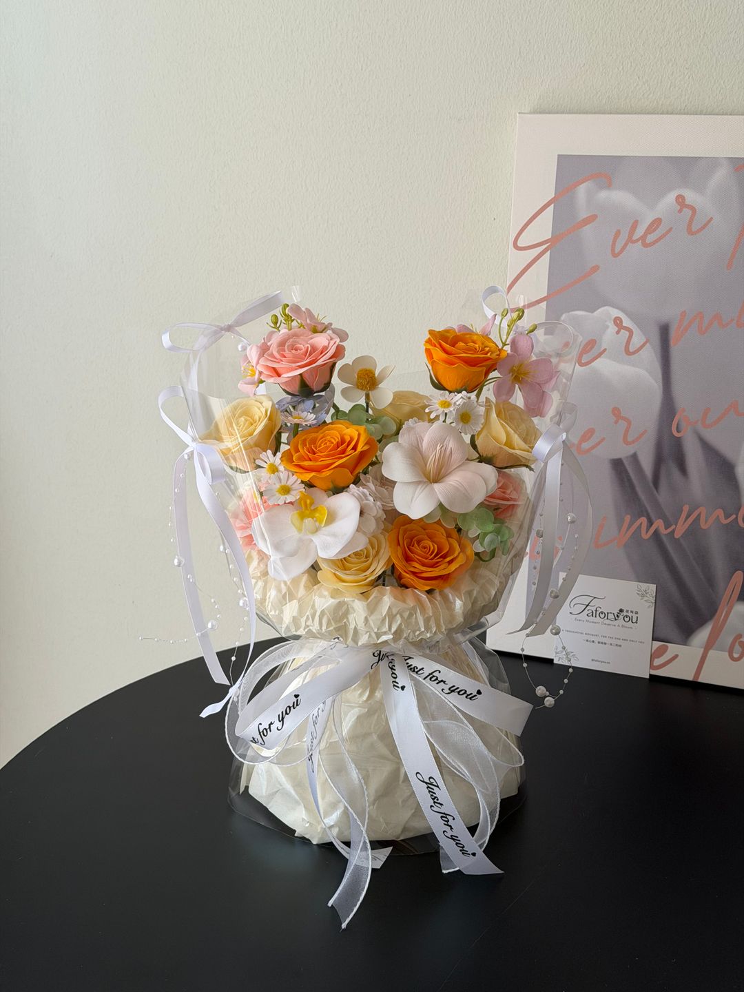 Soap Flower Mixed Transparent Bouquet | 仙女混搭泡泡花束 