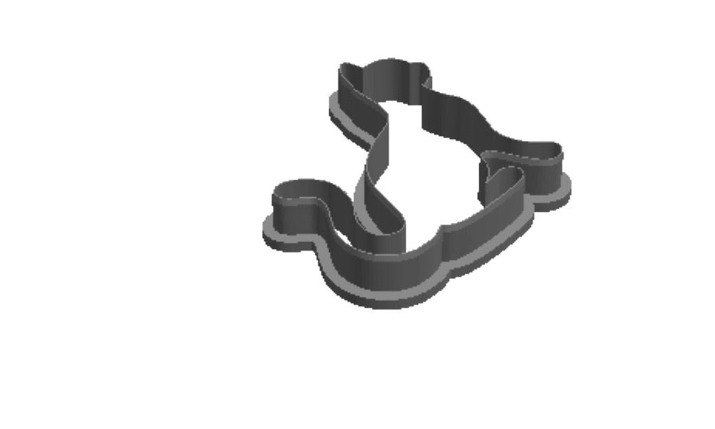 Cat 5 out print Cookie Cutter      