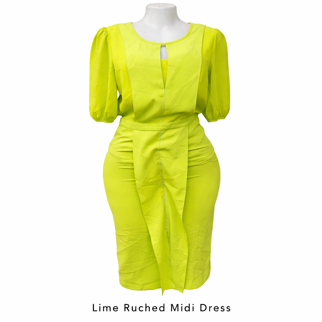 Lima Ruched Midi Dress 