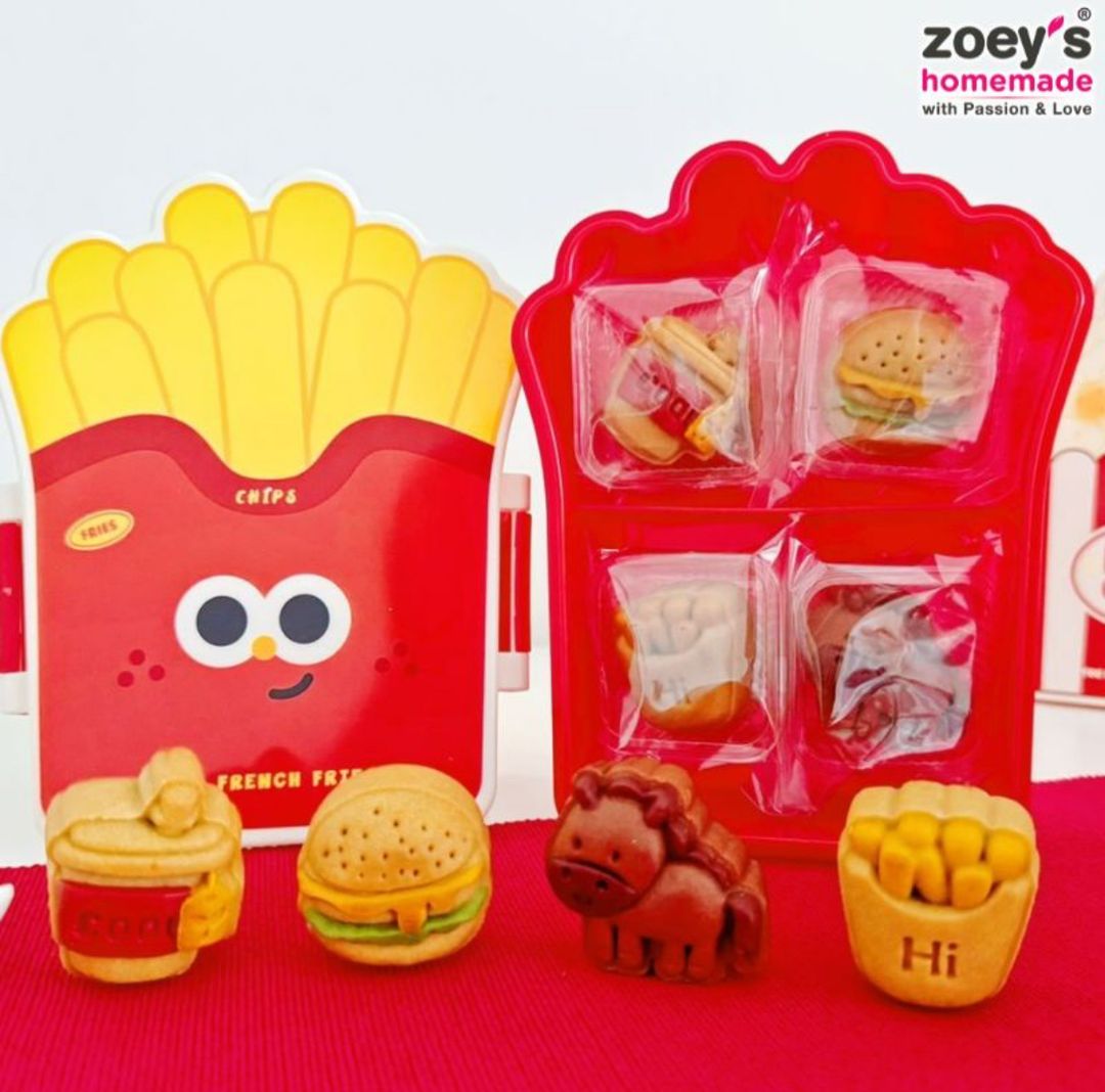 CNY Prosperity Box A – Red Bean Tart (FREE Cheese Stick)