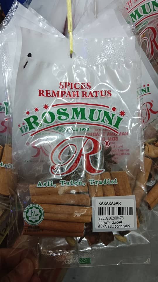 Rempah Campuran 25g Rosmuni (Kakakasar)