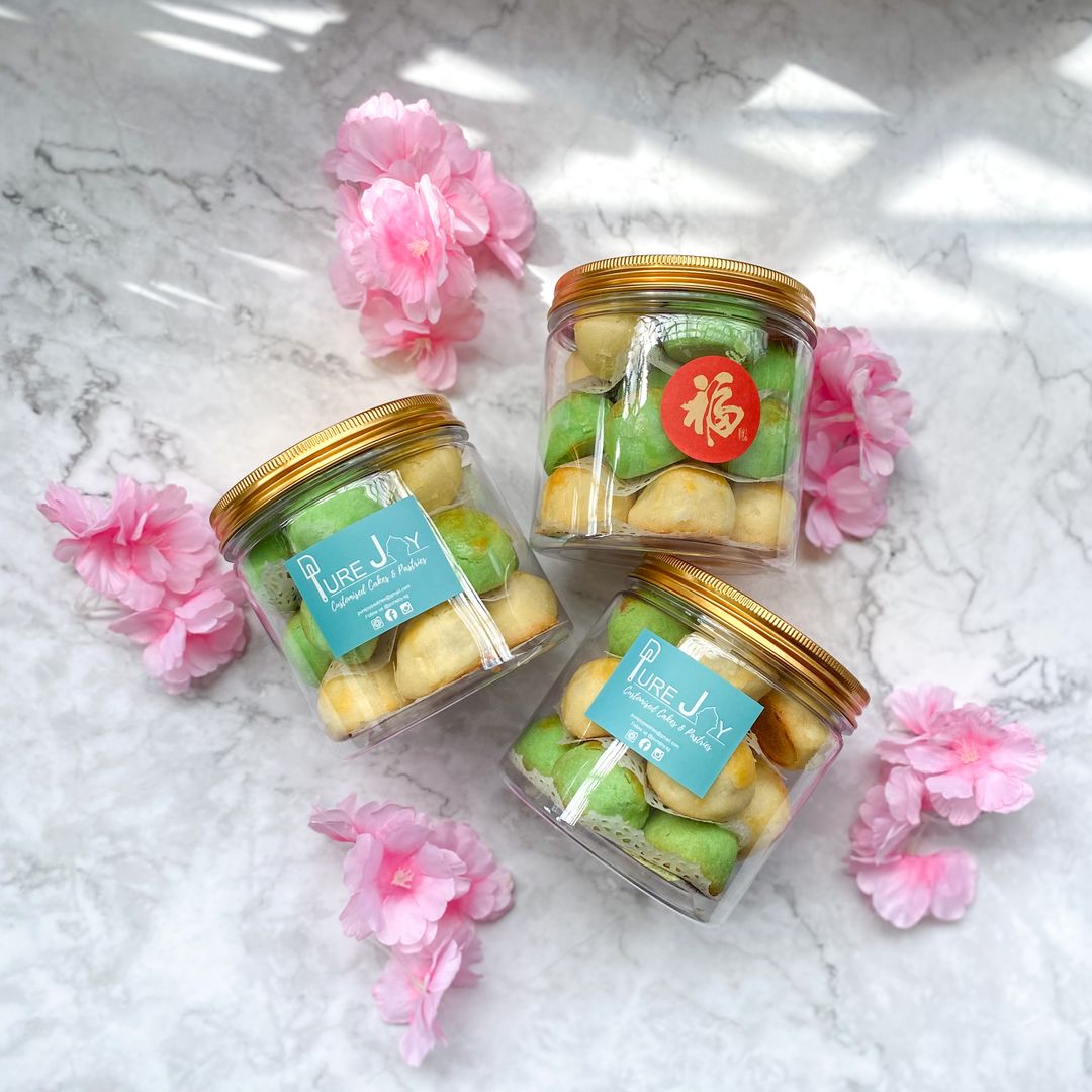 Traditional & Pandan Pineapple Tarts (Mix 17pcs)