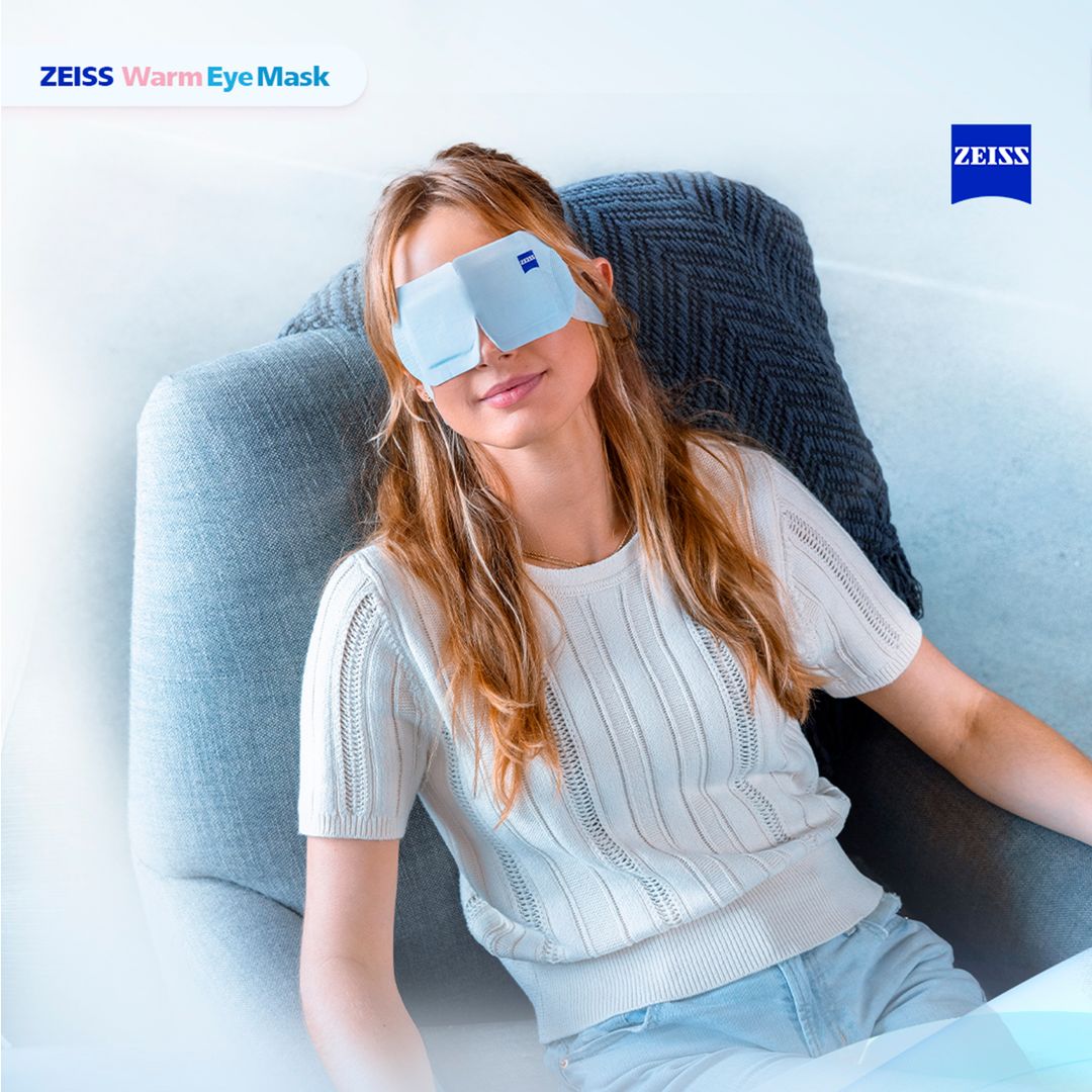 ZEISS Warm Eye Mask - Alivio para Ojos Secos y Cansados - Individual o Caja