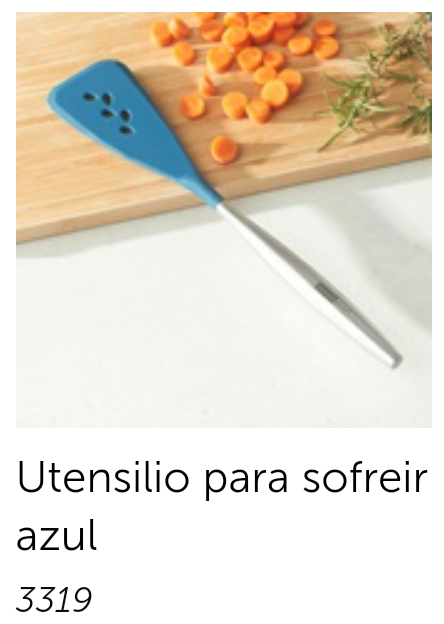 Utencilio para sofreír azul 