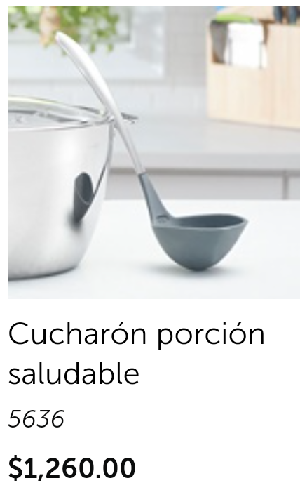 Cucharón porción saludable 