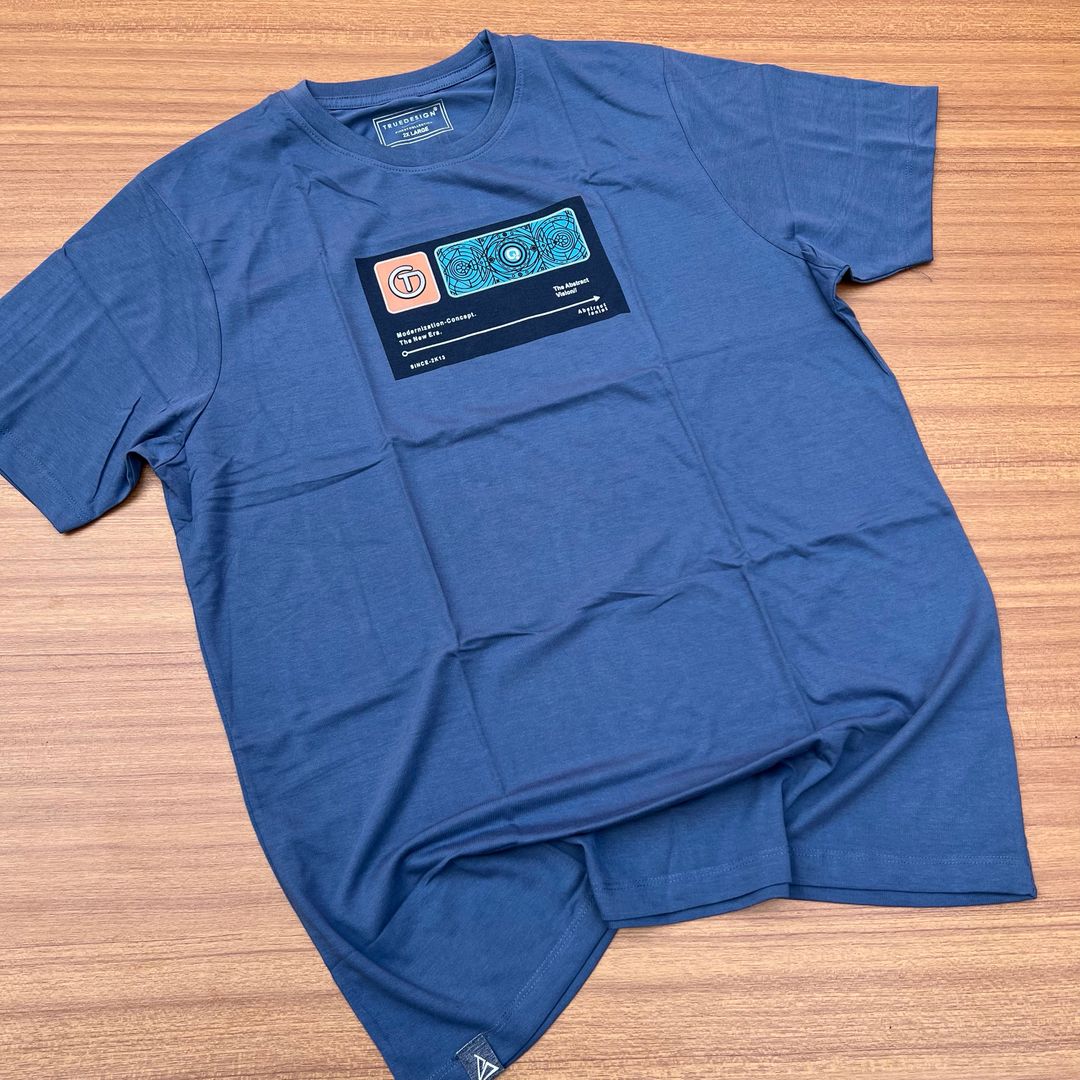 TRUE DESIGN TSHIRT - BLUE