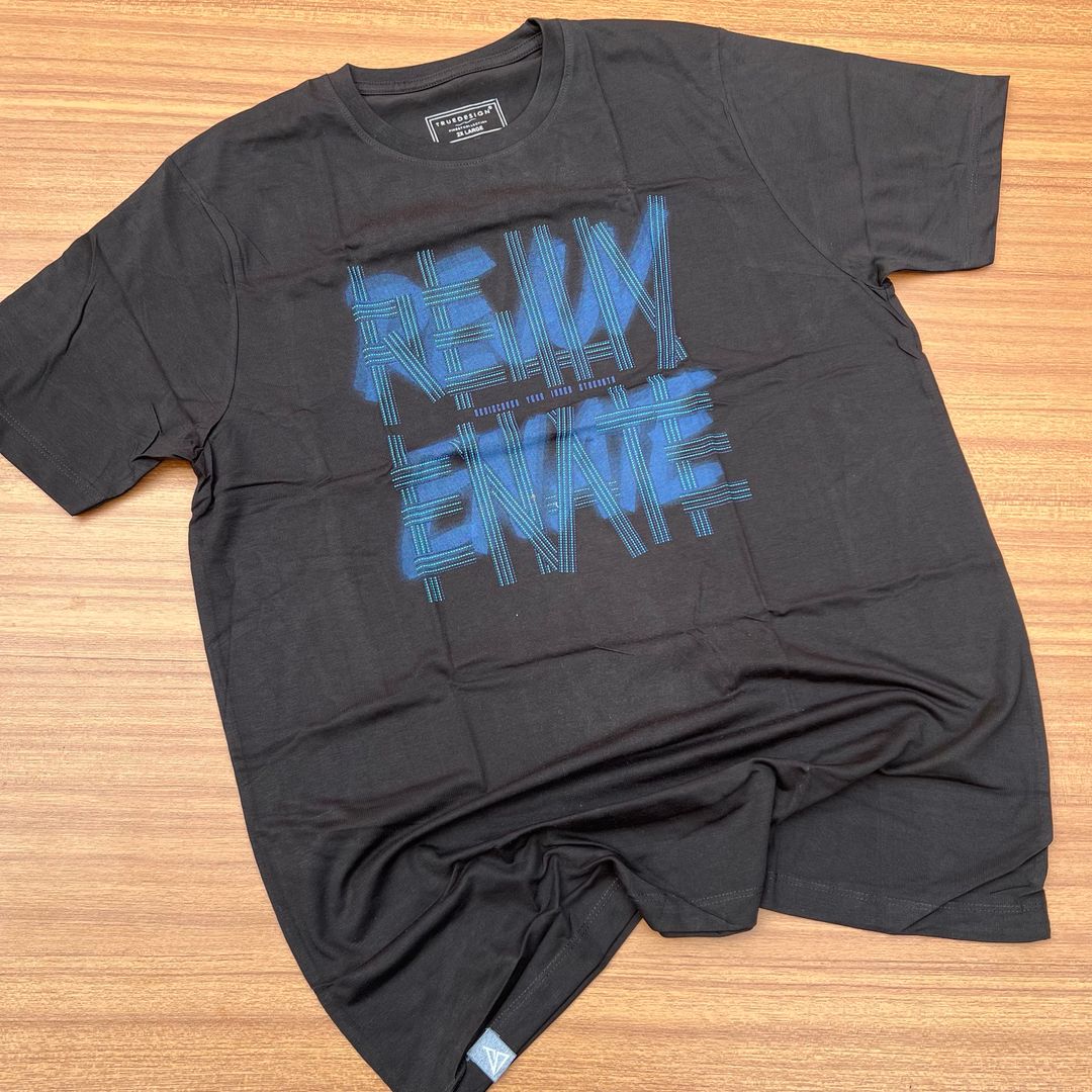 TRUE DESIGN TSHIRT - BLACK