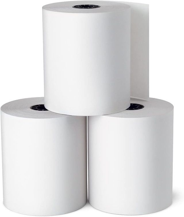 Thermal paper roll 3 1/8in x 190ft 3PK  