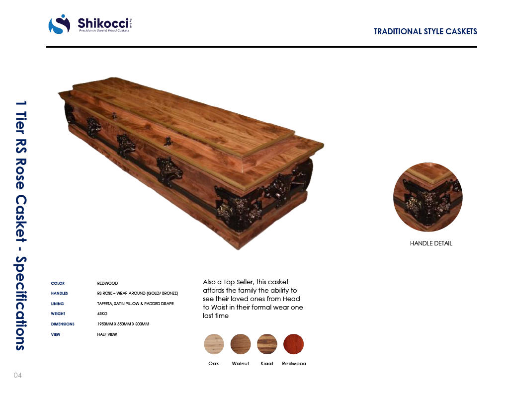 1 Tier (1/2 View) RS Rose