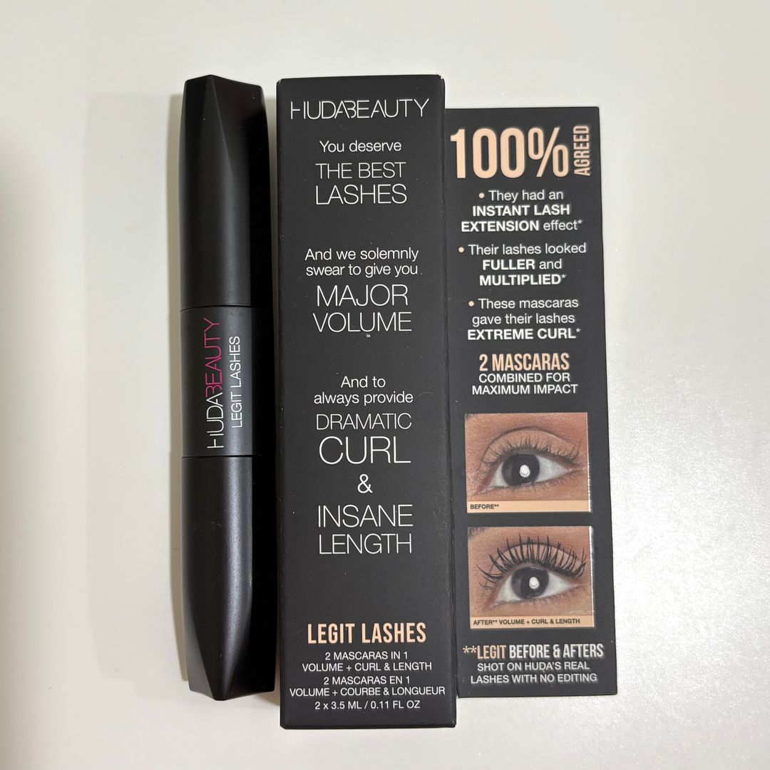 Huda Beauty Double-Ended Volumizing and Lengthening Mascara