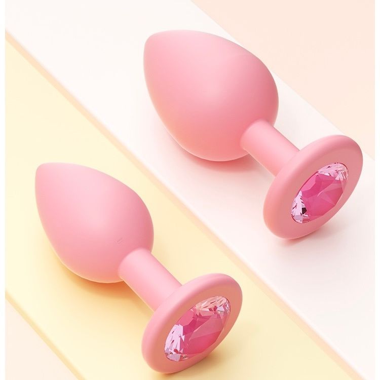 Pink Diamond Anal Silicone Plug