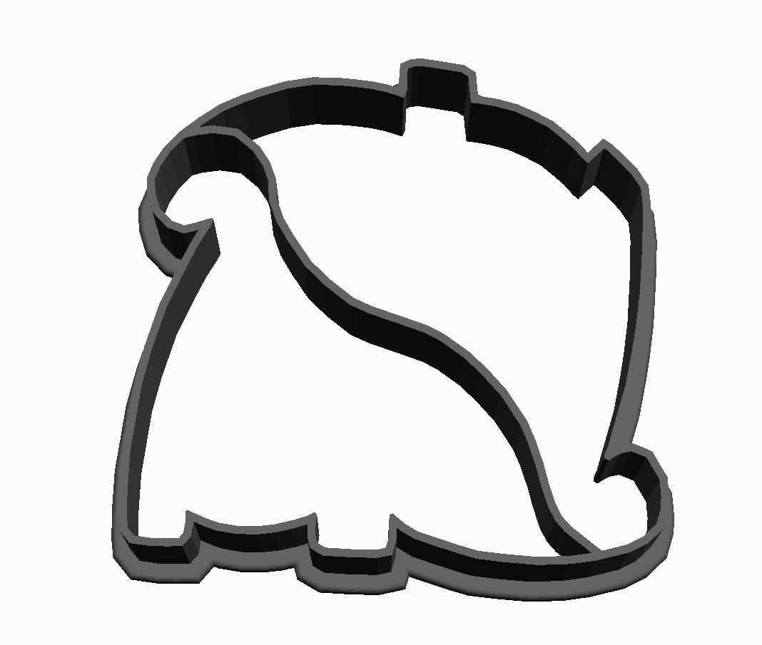 Dinosaur sandwich cutter